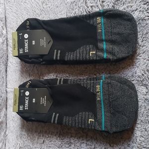 (2) Stance Run Light 3 Pack Run Socks (Large)